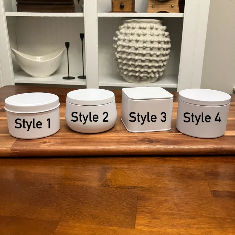 Handmade 16-Hour Candle in Tin with Lid